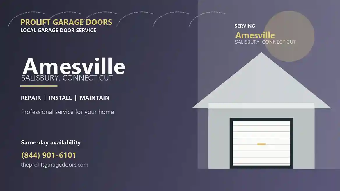 Amesville garage door repair in Salisbury by ProLift Garage Doors