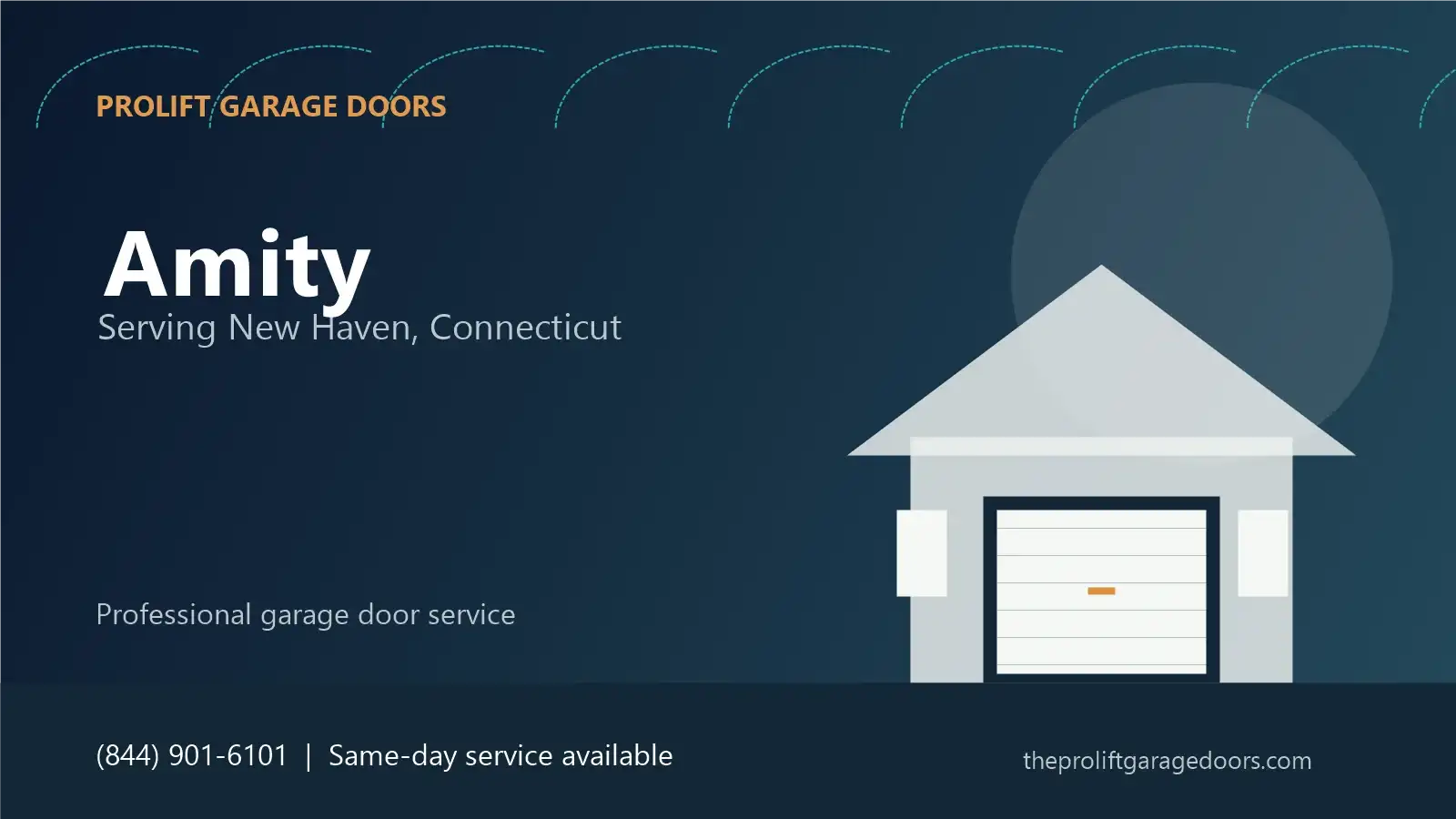 Amity garage door repair in New Haven by ProLift Garage Doors