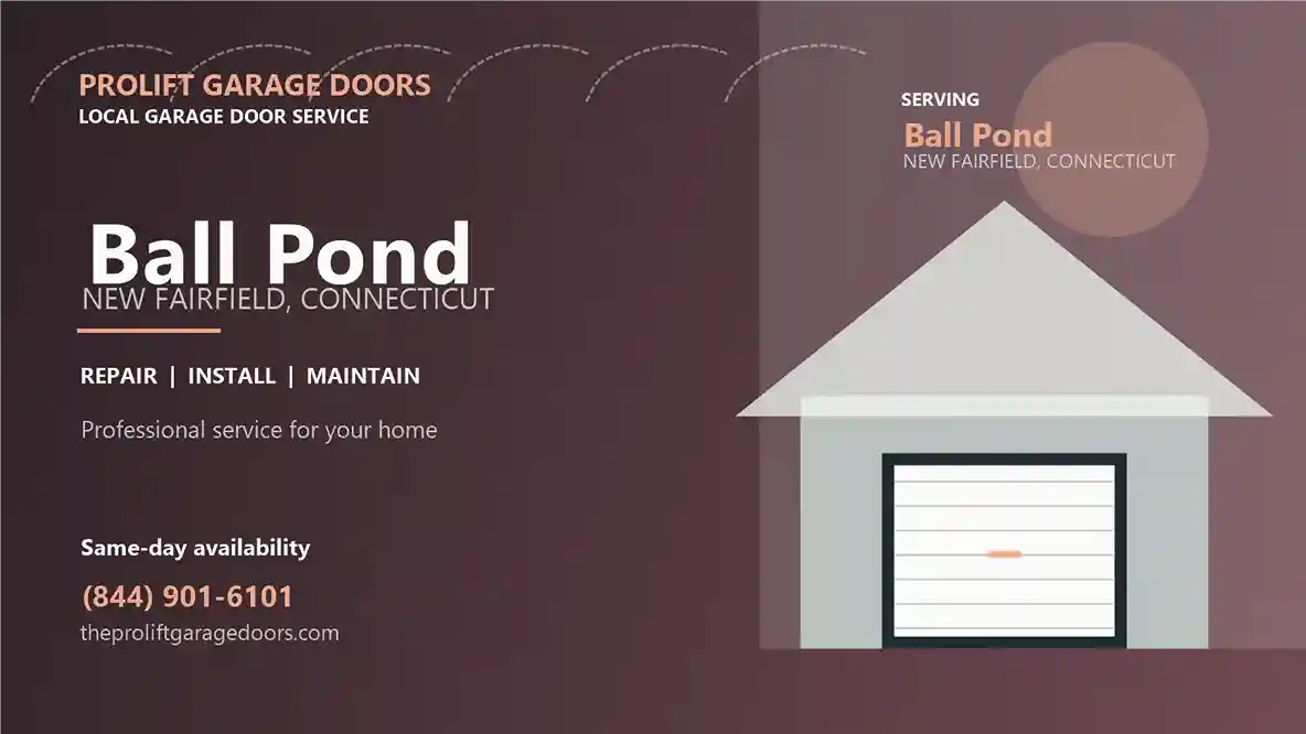 Ball Pond garage door repair in New Fairfield by ProLift Garage Doors