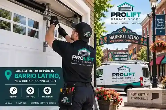 Barrio Latino garage door repair by ProLift Garage Doors
