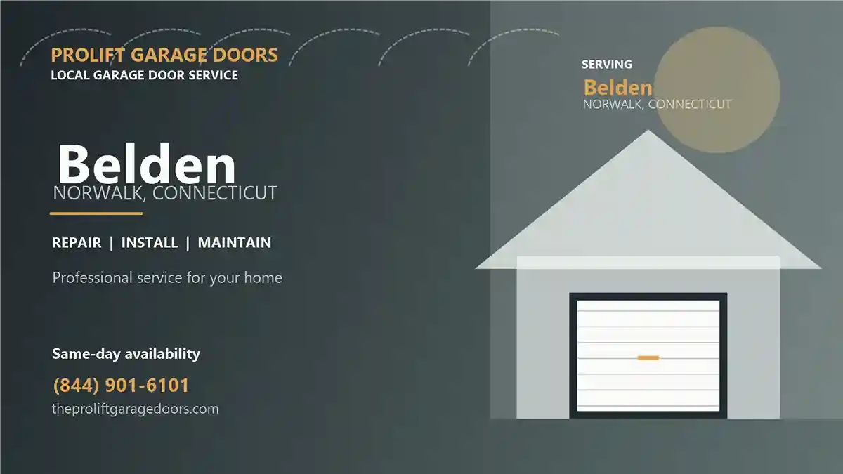 Belden garage door repair in Norwalk by ProLift Garage Doors