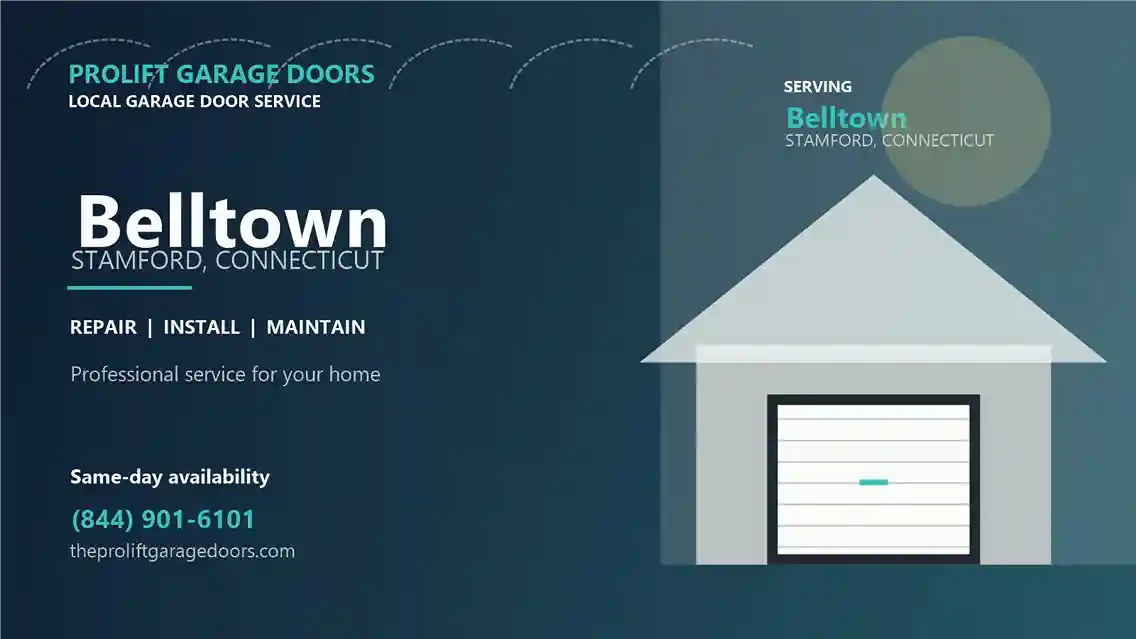 Belltown garage door repair in Stamford by ProLift Garage Doors