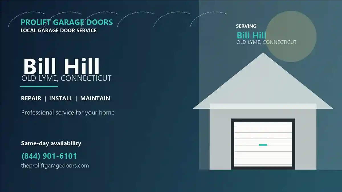Bill Hill garage door repair in Old Lyme by ProLift Garage Doors