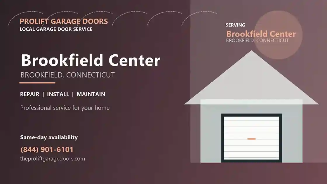 Brookfield Center garage door repair in Brookfield by ProLift Garage Doors