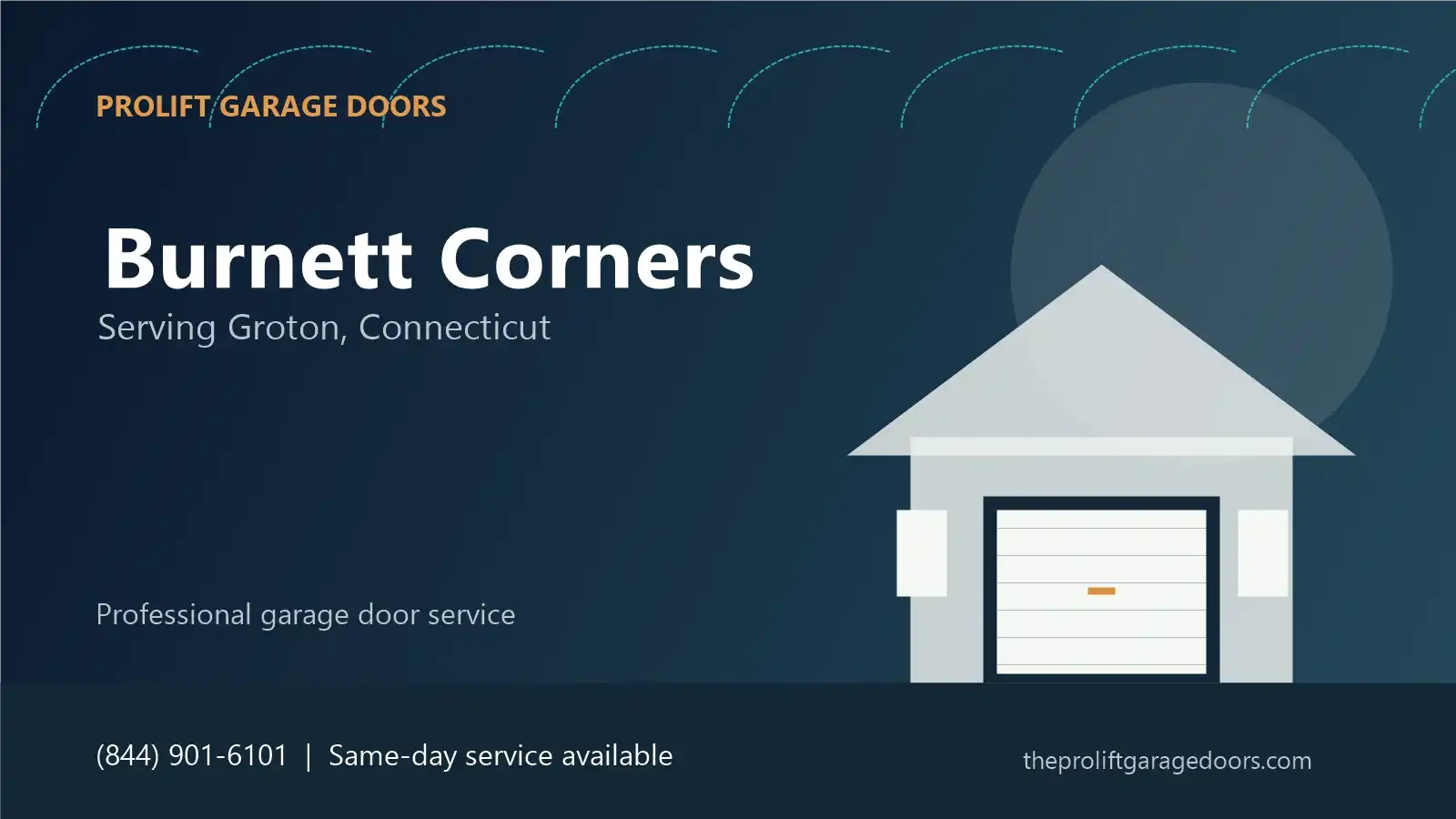 Burnett Corners garage door repair in Groton by ProLift Garage Doors