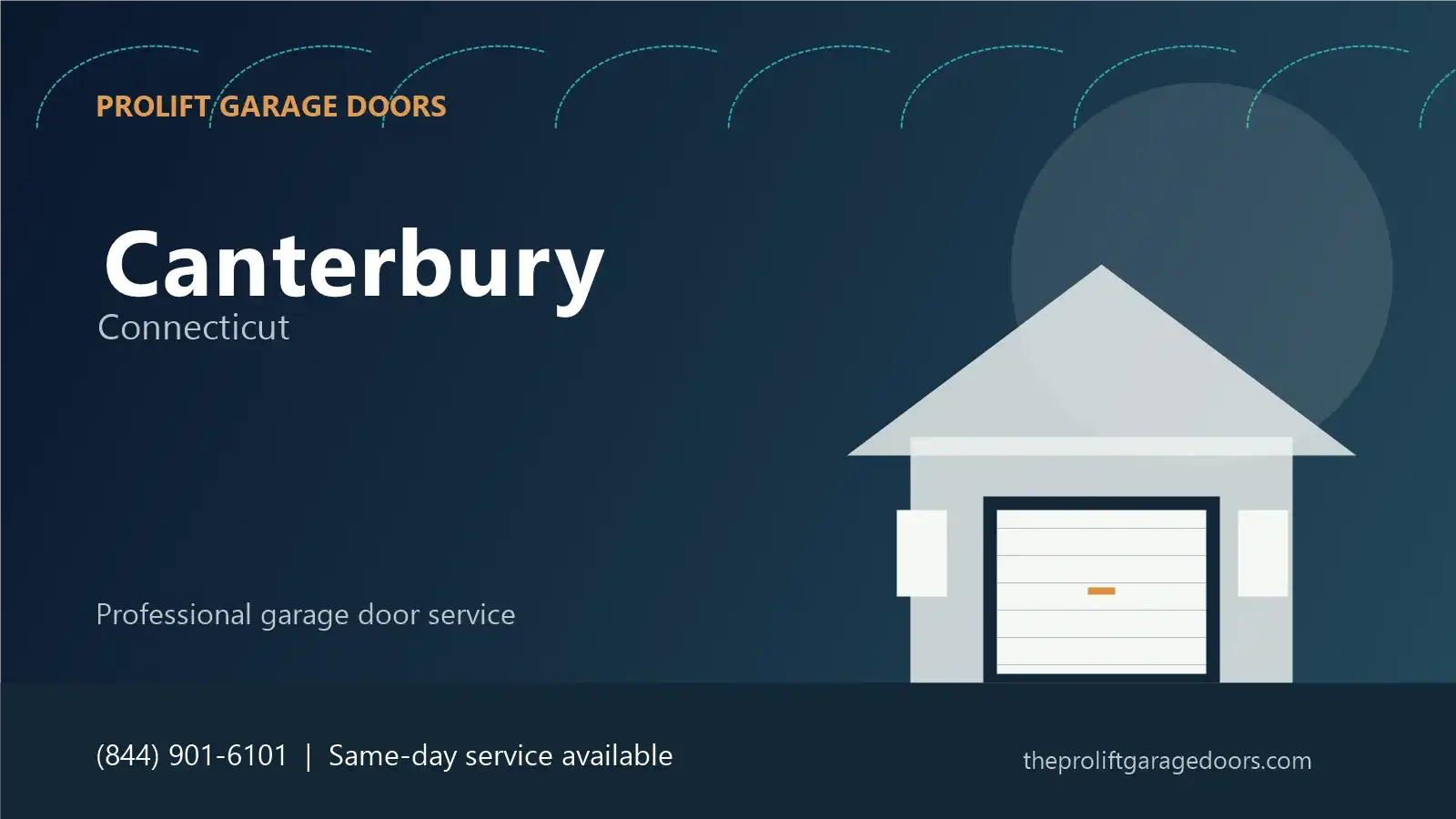 Canterbury garage door repair by ProLift Garage Doors