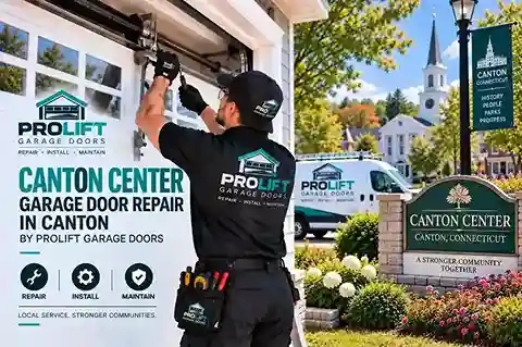 Canton Center garage door repair in Canton by ProLift Garage Doors