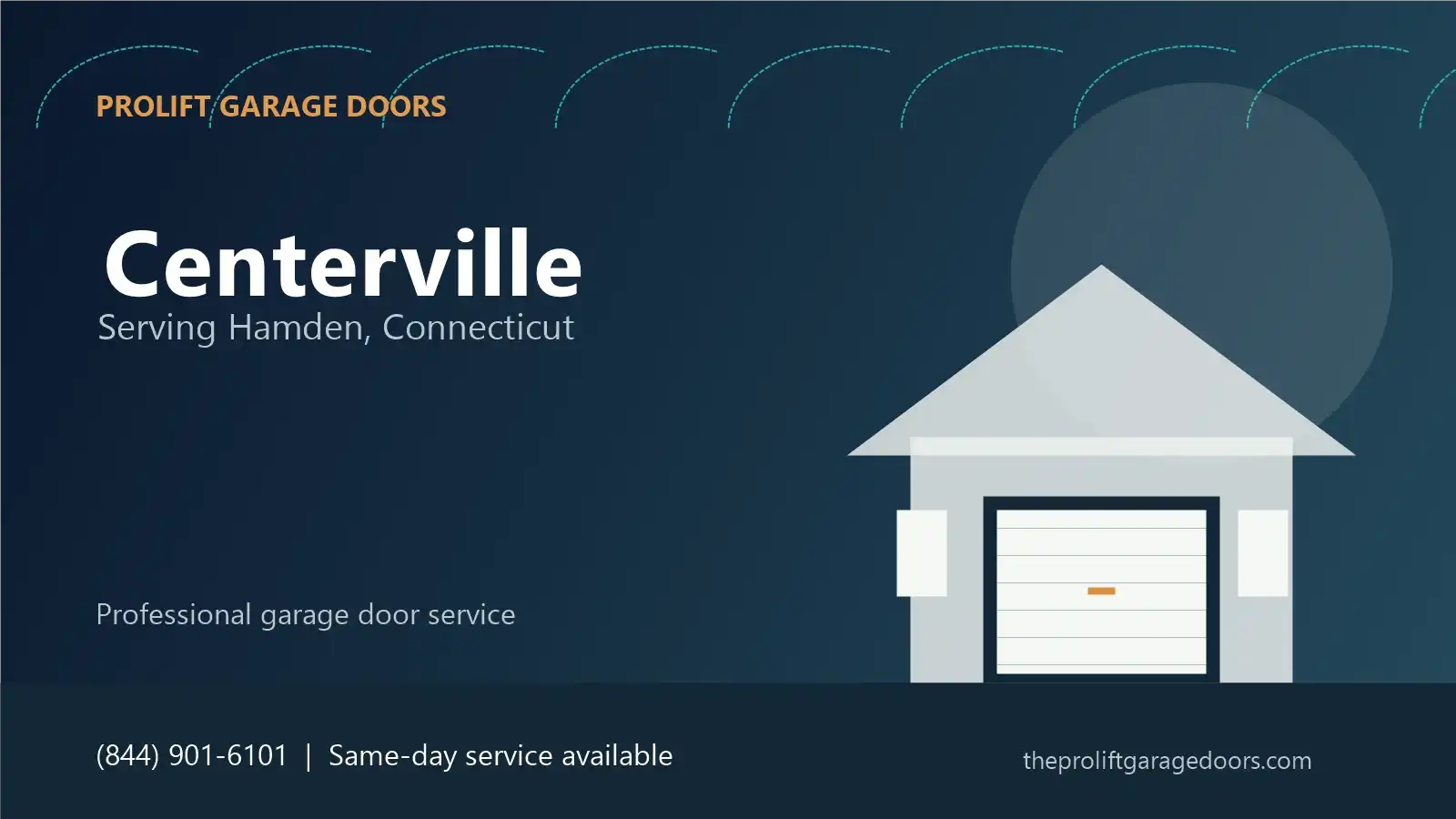 Centerville garage door repair in Hamden by ProLift Garage Doors