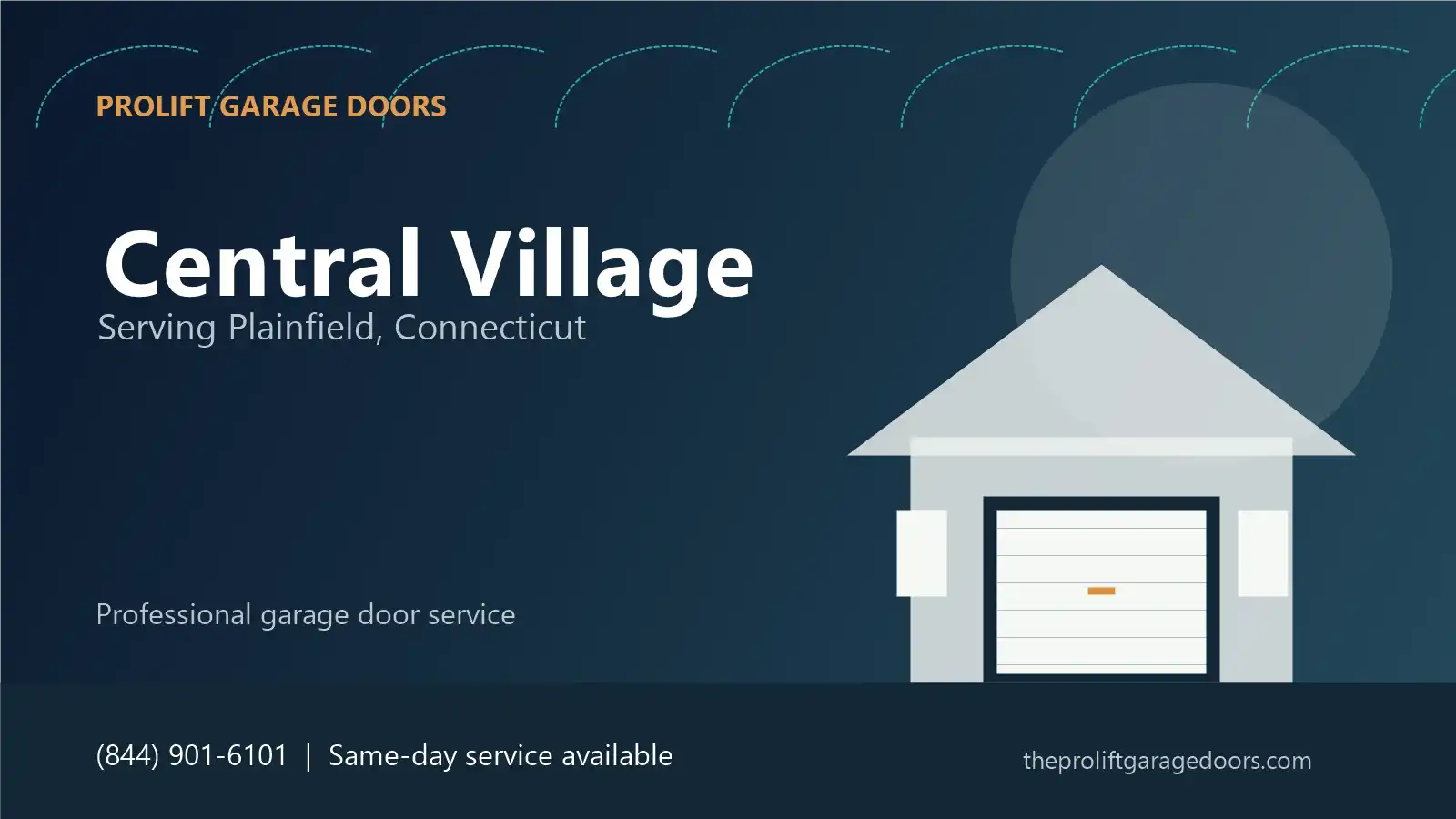Central Village garage door repair by ProLift Garage Doors