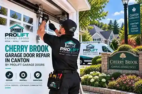 Cherry Brook garage door repair in Canton by ProLift Garage Doors