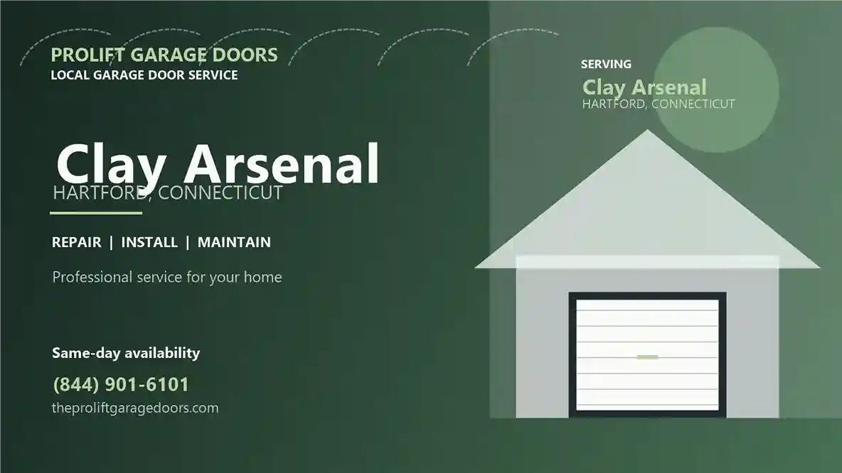 Clay Arsenal garage door repair in Hartford by ProLift Garage Doors