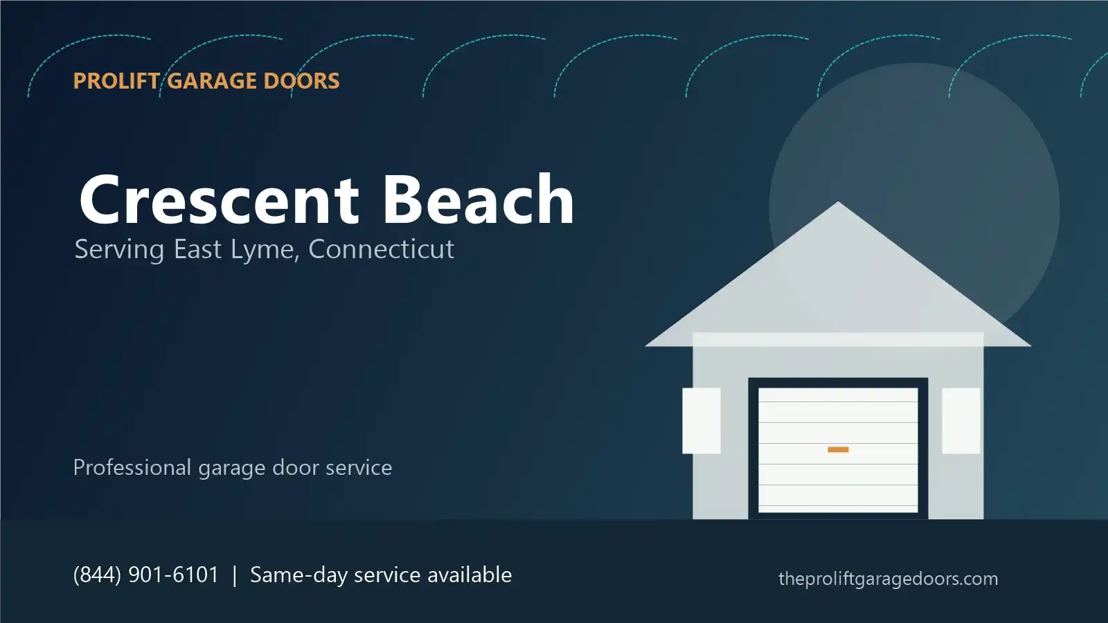 Crescent Beach garage door repair in East Lyme by ProLift Garage Doors
