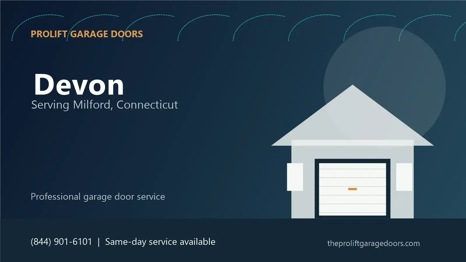 Devon garage door repair in Milford by ProLift Garage Doors
