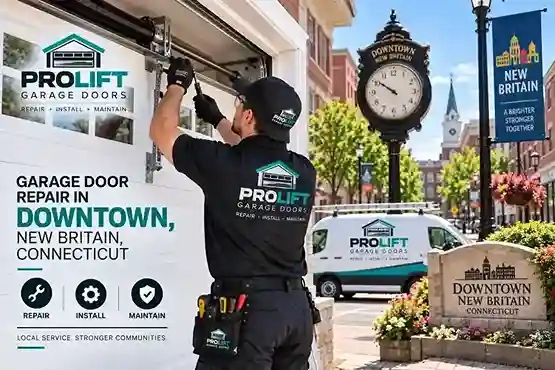 Downtown garage door repair by ProLift Garage Doors