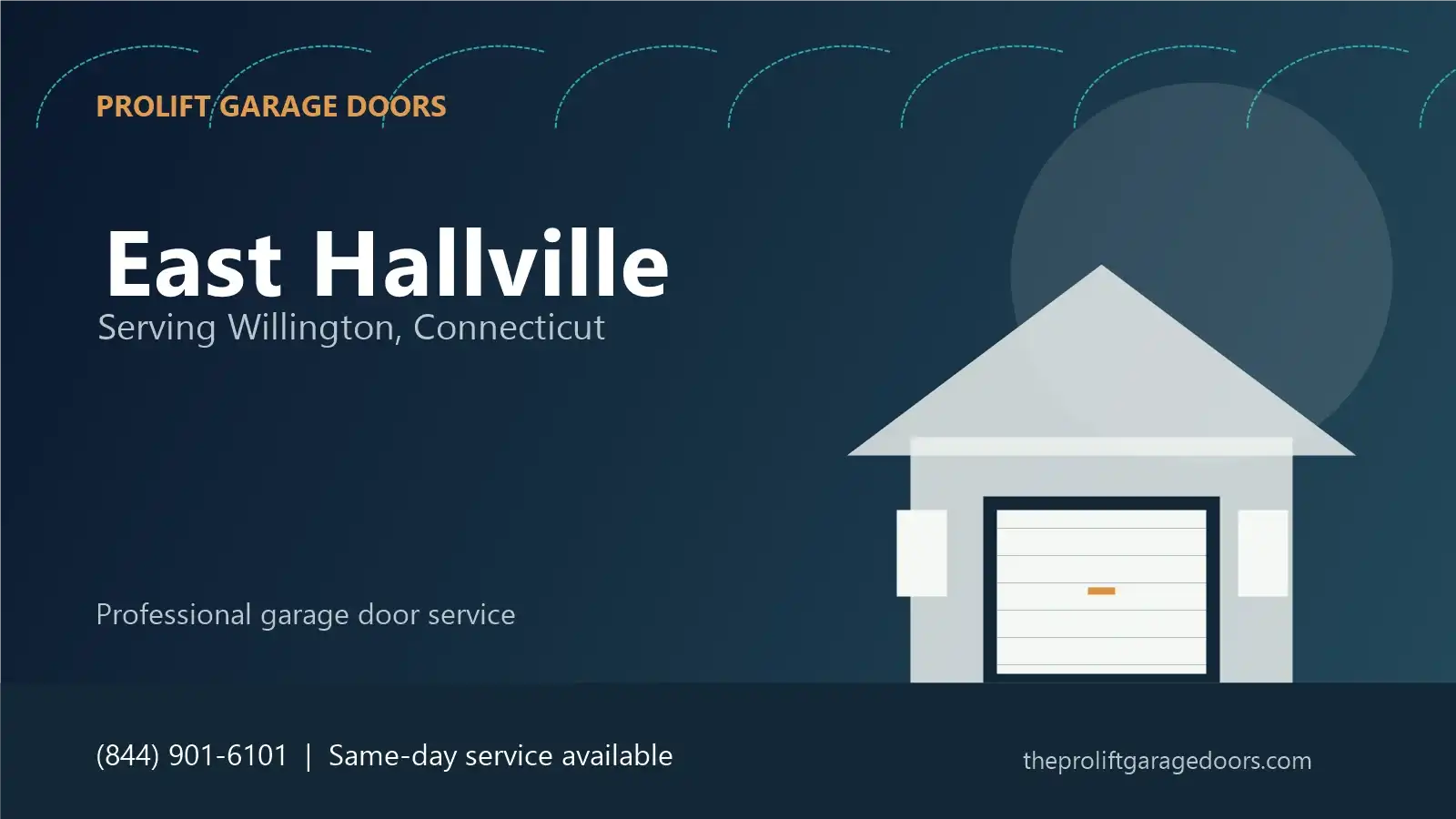 East Hallville garage door repair in Willington by ProLift Garage Doors