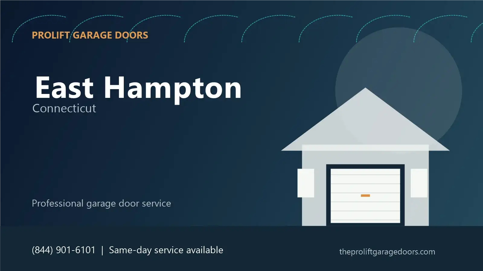 East Hampton garage door repair by ProLift Garage Doors