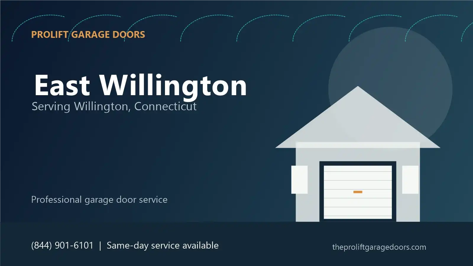East Willington garage door repair in Willington by ProLift Garage Doors