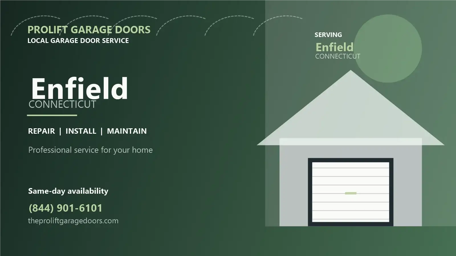 Enfield garage door repair by ProLift Garage Doors