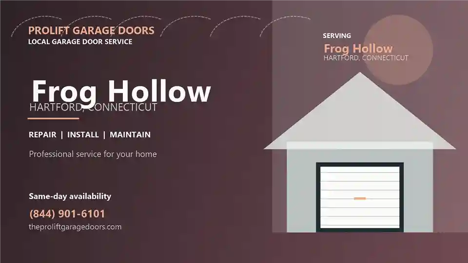 Frog Hollow garage door repair in Hartford by ProLift Garage Doors