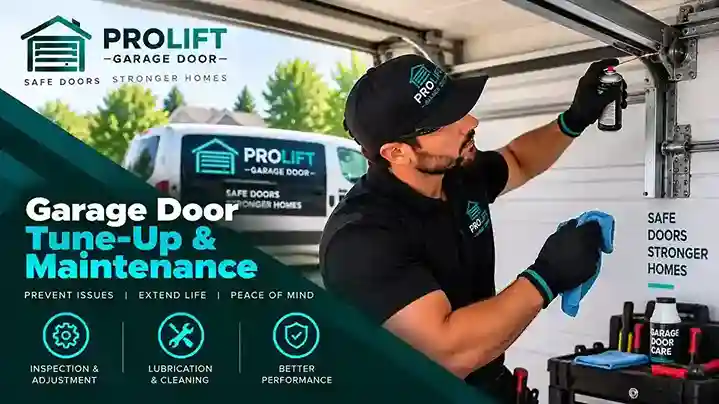 Garage door maintenance service