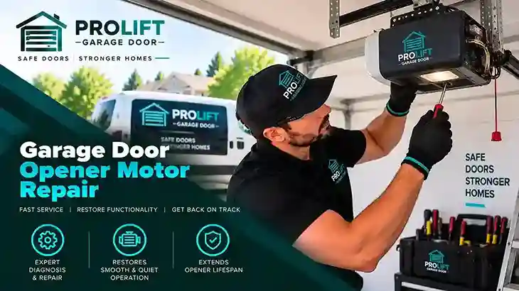 Garage door motor repair