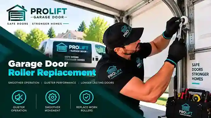 Garage door roller replacement