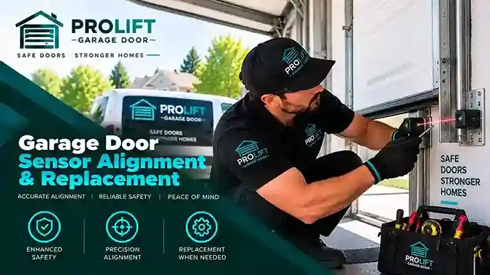 Garage door sensor alignment