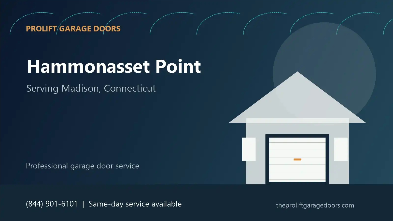 Hammonasset Point garage door repair in Madison by ProLift Garage Doors