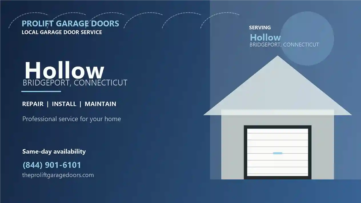 Hollow garage door repair in Bridgeport by ProLift Garage Doors