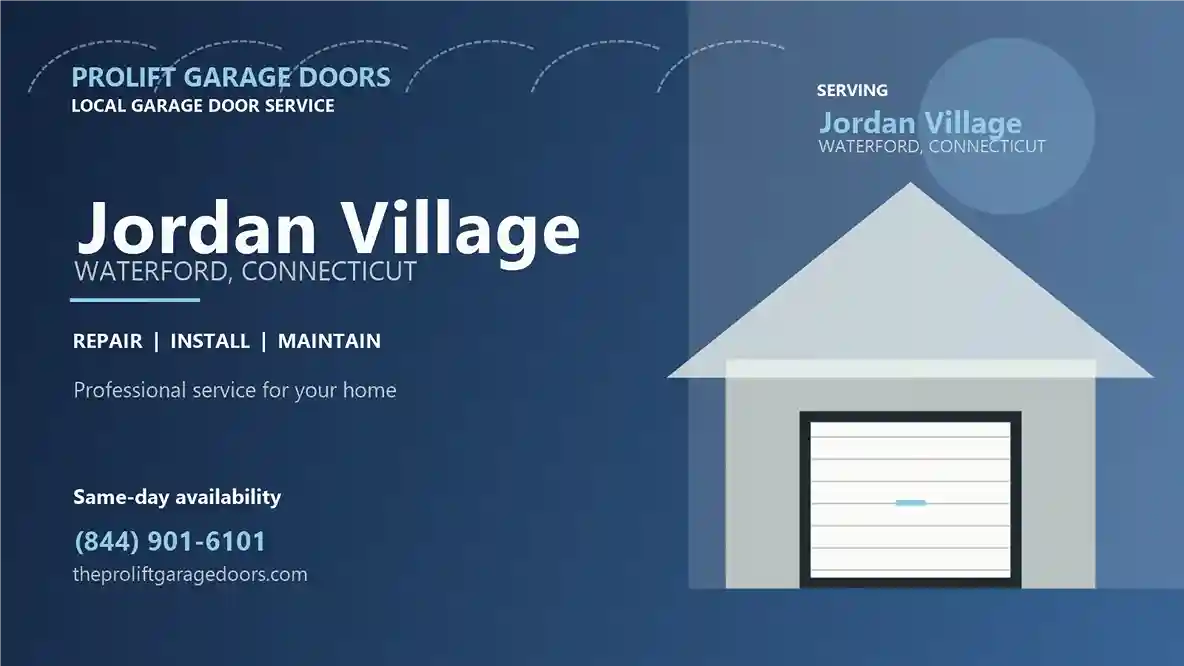 Jordan Village garage door repair in Waterford by ProLift Garage Doors