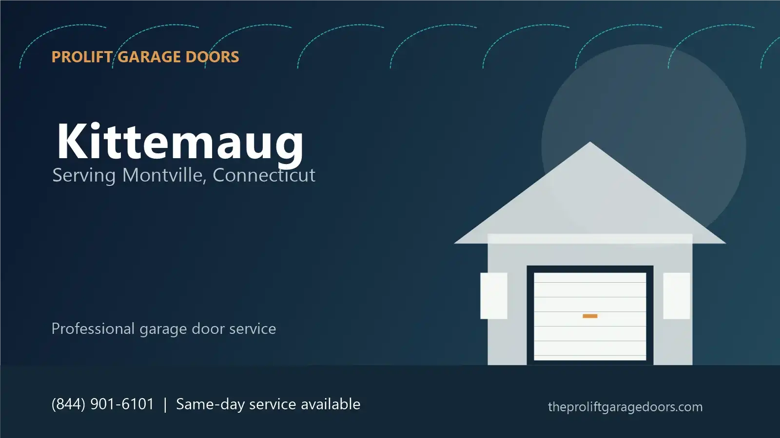 Kittemaug garage door repair in Montville by ProLift Garage Doors