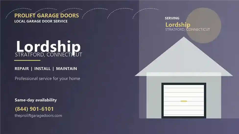 Lordship garage door repair in Stratford by ProLift Garage Doors