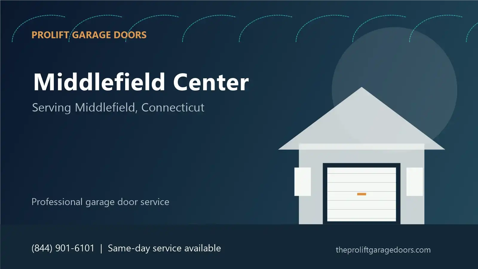 Middlefield Center garage door repair in Middlefield by ProLift Garage Doors