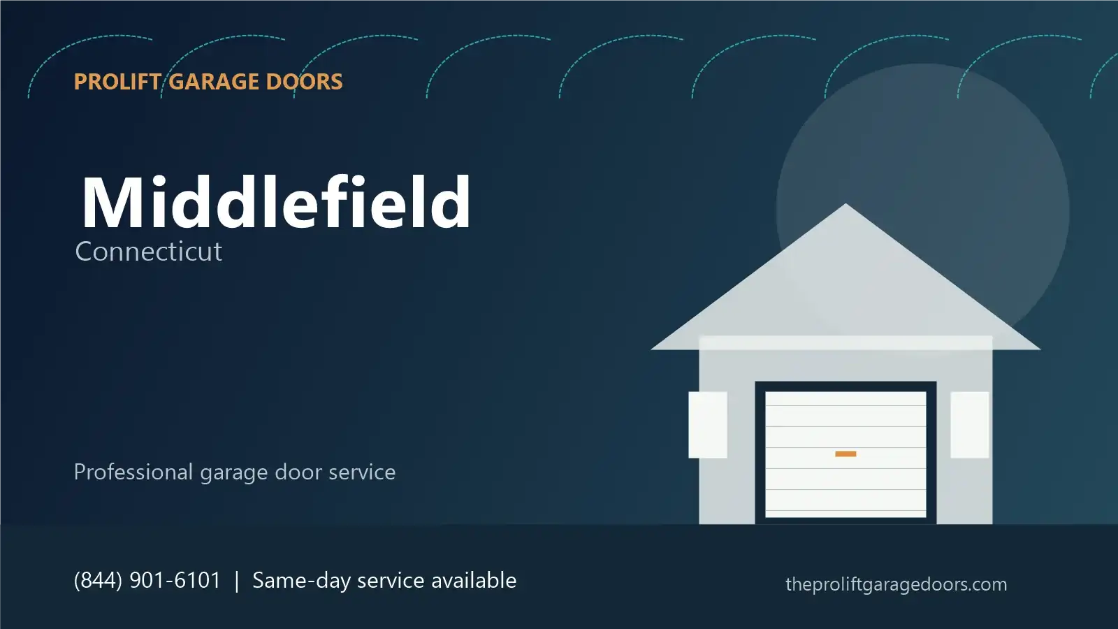 Middlefield garage door repair by ProLift Garage Doors