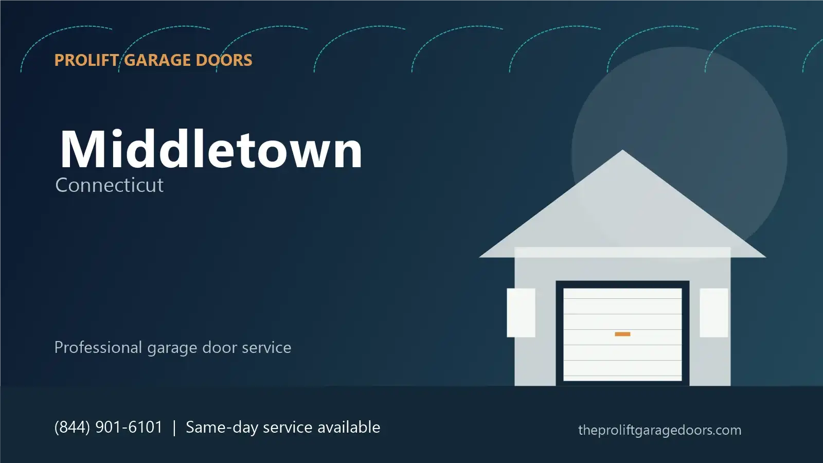 Middletown garage door repair by ProLift Garage Doors