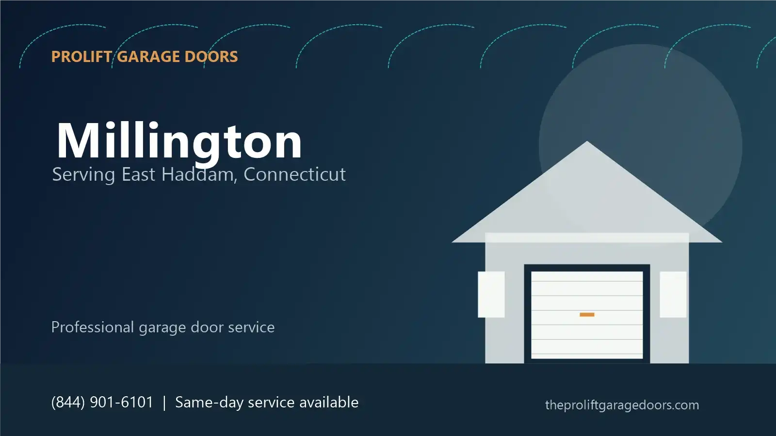 Millington garage door repair in East Haddam by ProLift Garage Doors
