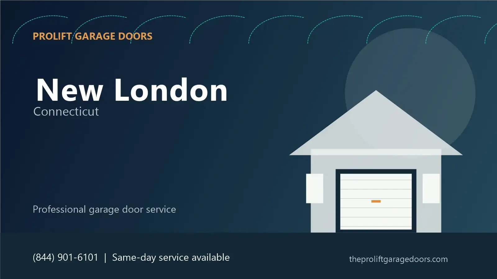 New London garage door repair by ProLift Garage Doors