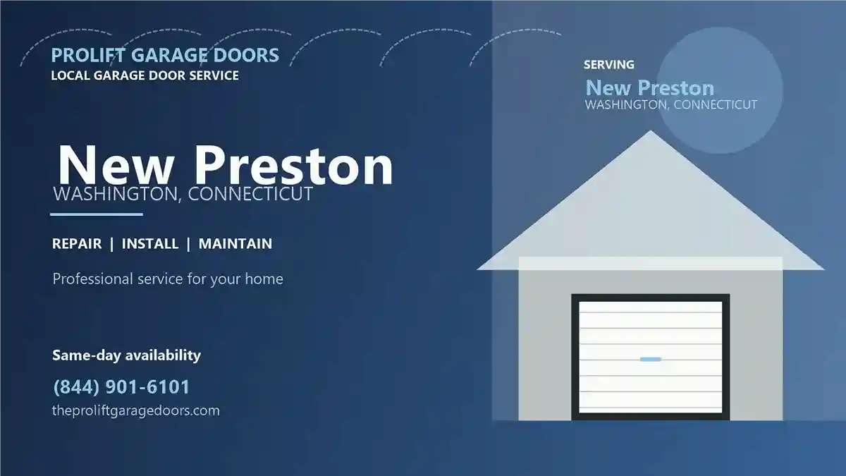 New Preston garage door repair in Washington by ProLift Garage Doors