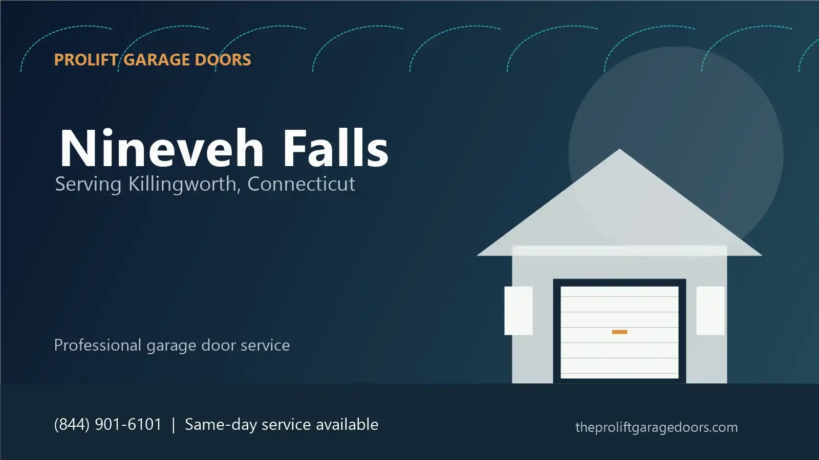 Nineveh Falls garage door repair in Killingworth by ProLift Garage Doors