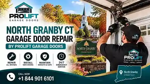 North Granby CT garage door repair by ProLift Garage Doors