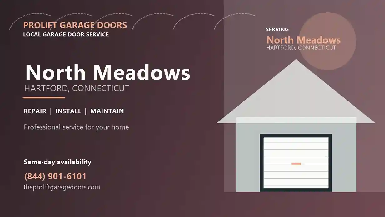 North Meadows garage door repair in Hartford by ProLift Garage Doors