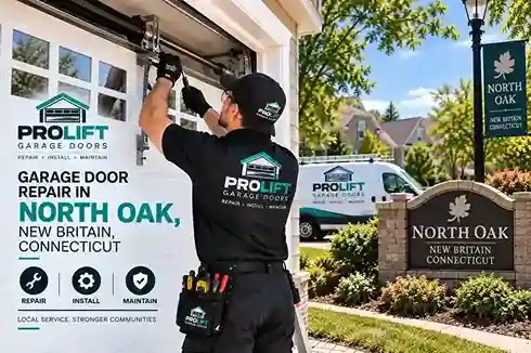 North Oak garage door repair by ProLift Garage Doors