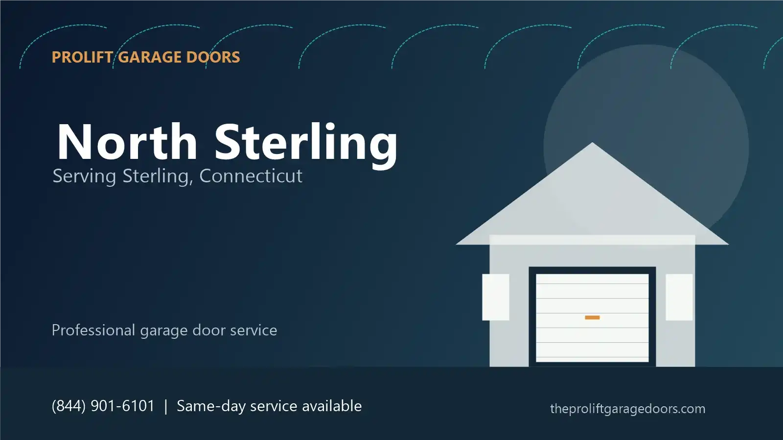 North Sterling garage door repair in Sterling by ProLift Garage Doors