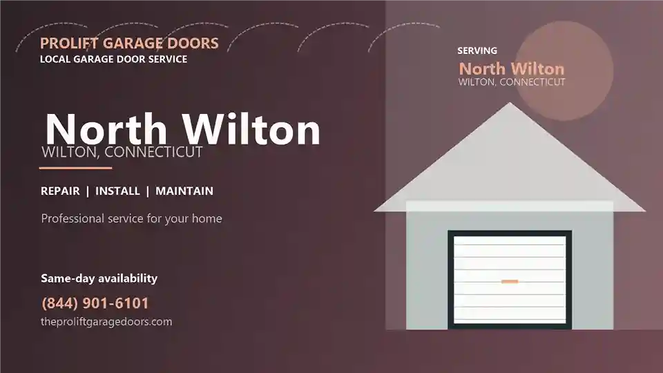 North Wilton garage door repair in Wilton by ProLift Garage Doors