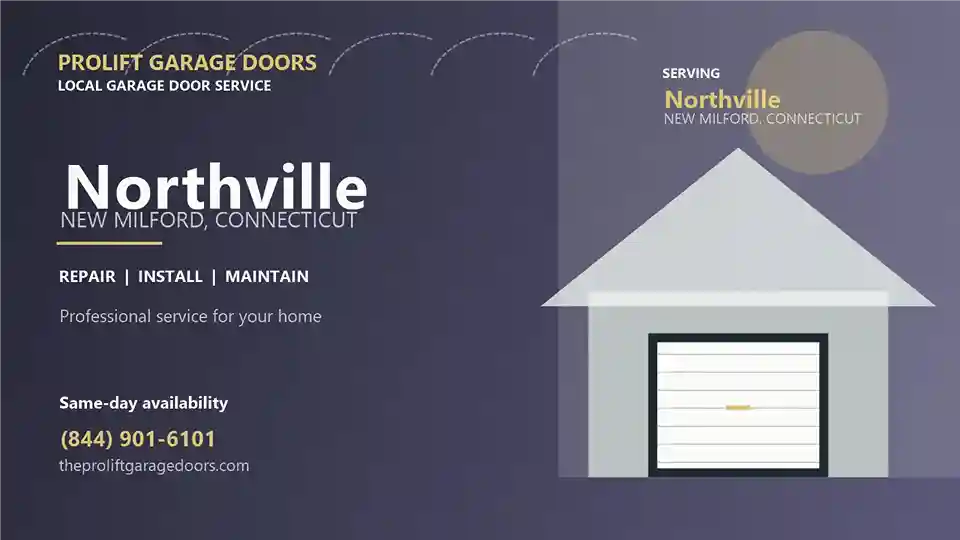 Northville garage door repair in New Milford by ProLift Garage Doors