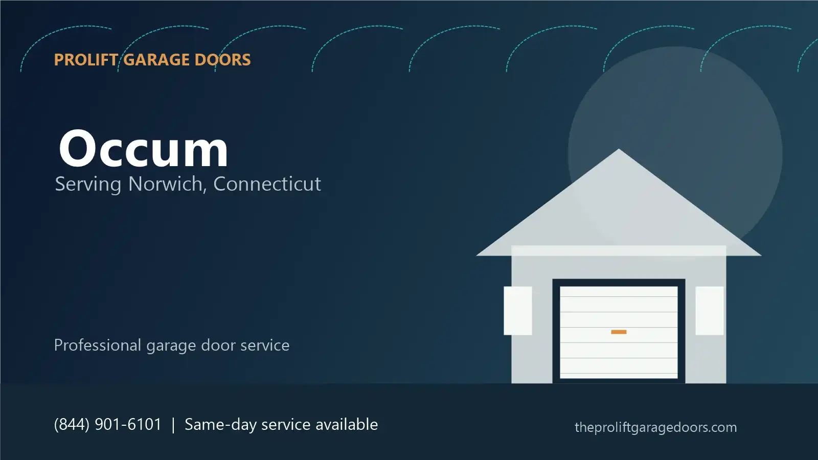 Occum garage door repair in Norwich by ProLift Garage Doors