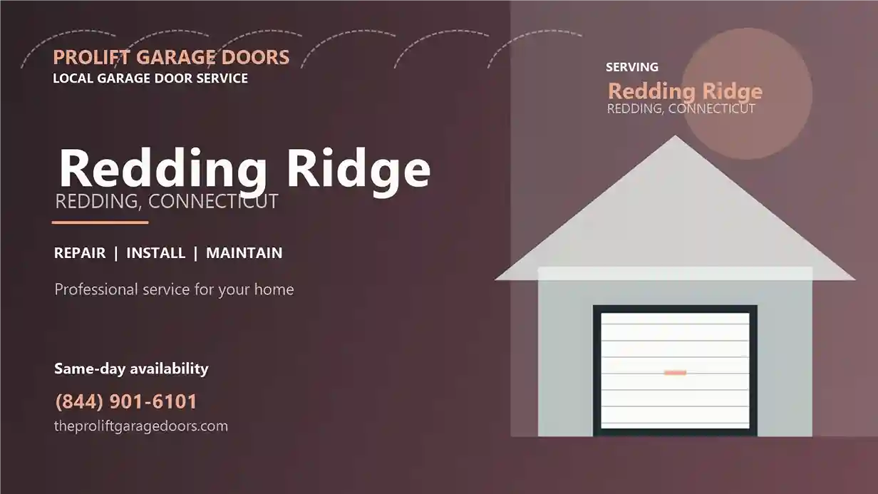 Redding Ridge garage door repair in Redding by ProLift Garage Doors