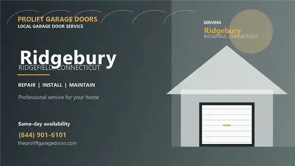 Ridgebury garage door repair in Ridgefield by ProLift Garage Doors