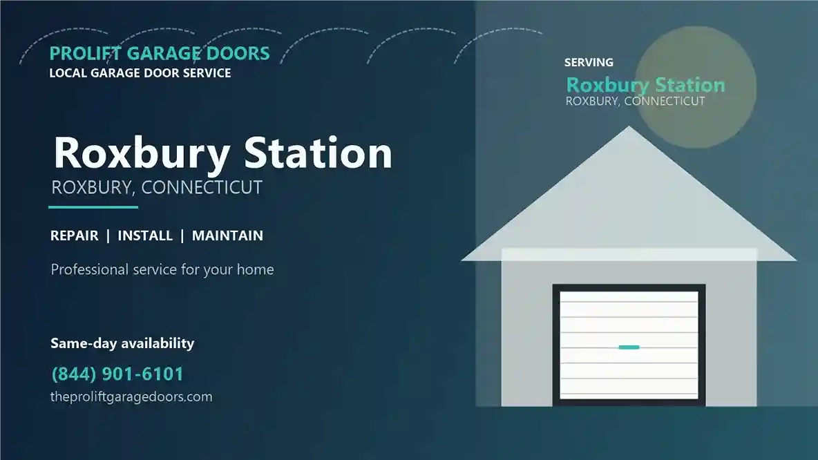 Roxbury Station garage door repair in Plymouth by ProLift Garage Doors