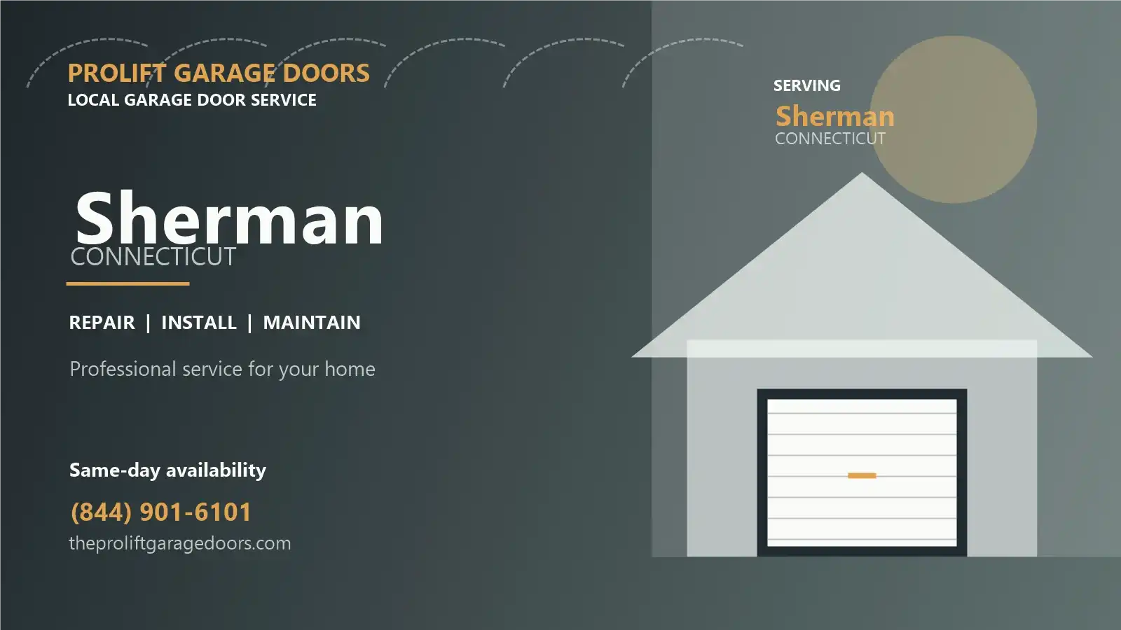 Sherman garage door repair by ProLift Garage Doors